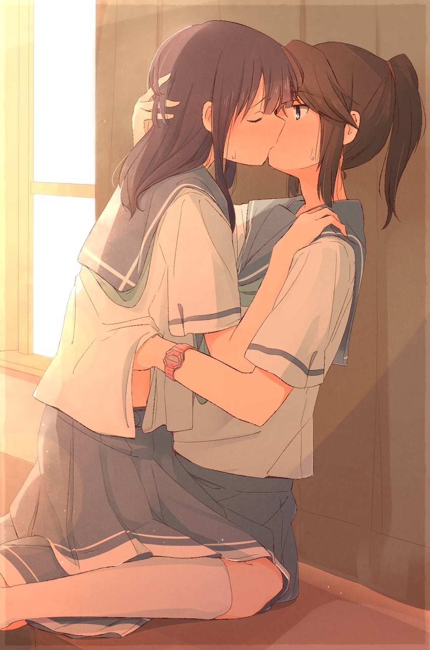 yoroizuka mizore and kasaki nozomi (hibike! euphonium and 1 more) drawn by sawara65