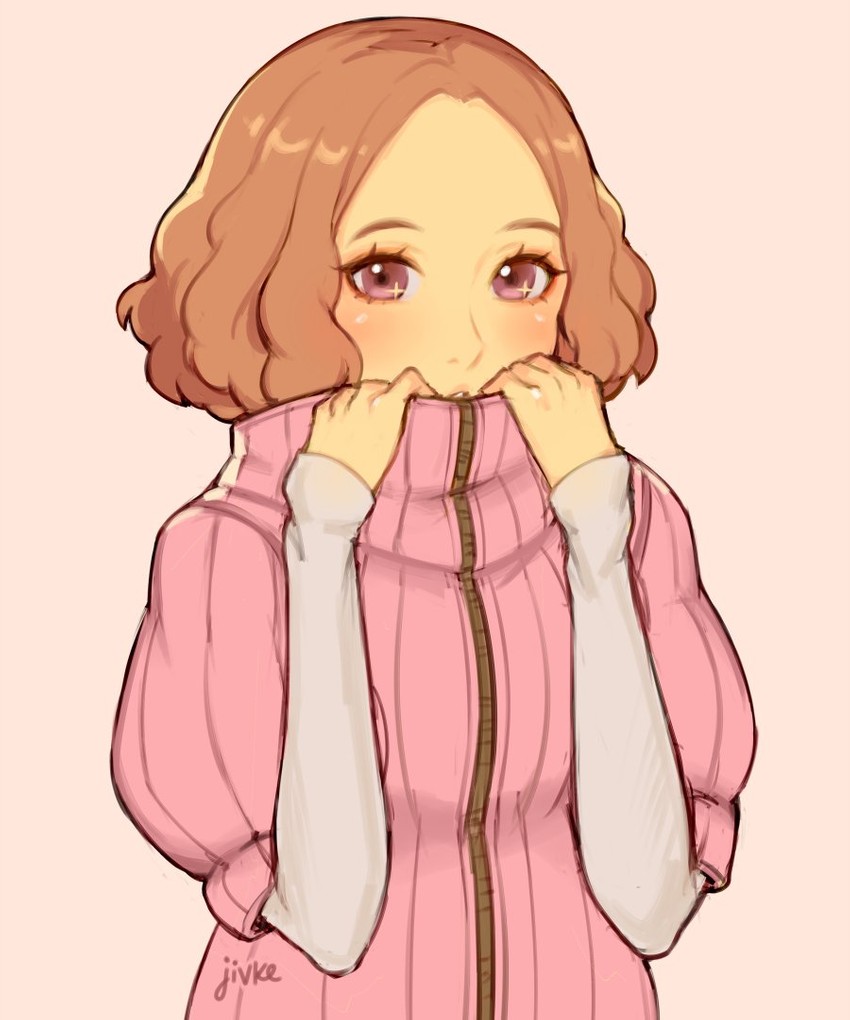 okumura haru (persona and 1 more) drawn by jivke