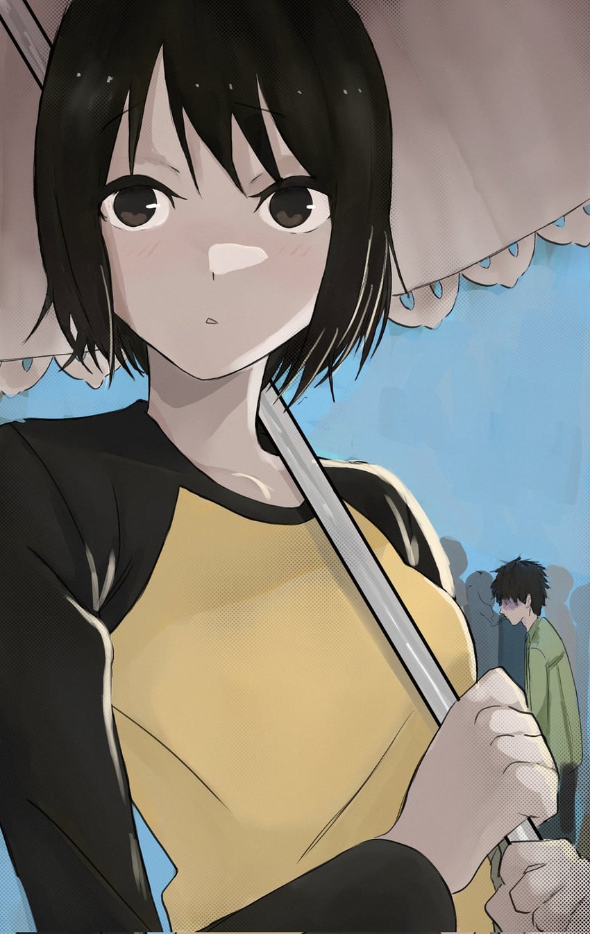 nakahara misaki and satou tatsuhiro (nhk ni youkoso!) drawn by klein_(kyuusyohouraiji)