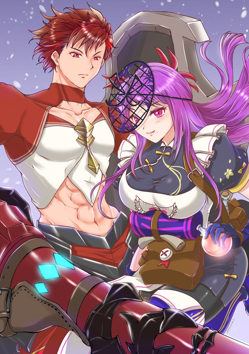 ivy and diamant (fire emblem and 1 more) drawn by komainutotoro