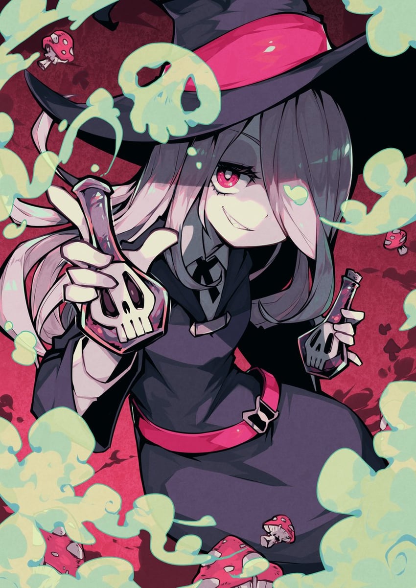 sucy manbavaran (little witch academia) drawn by parororo