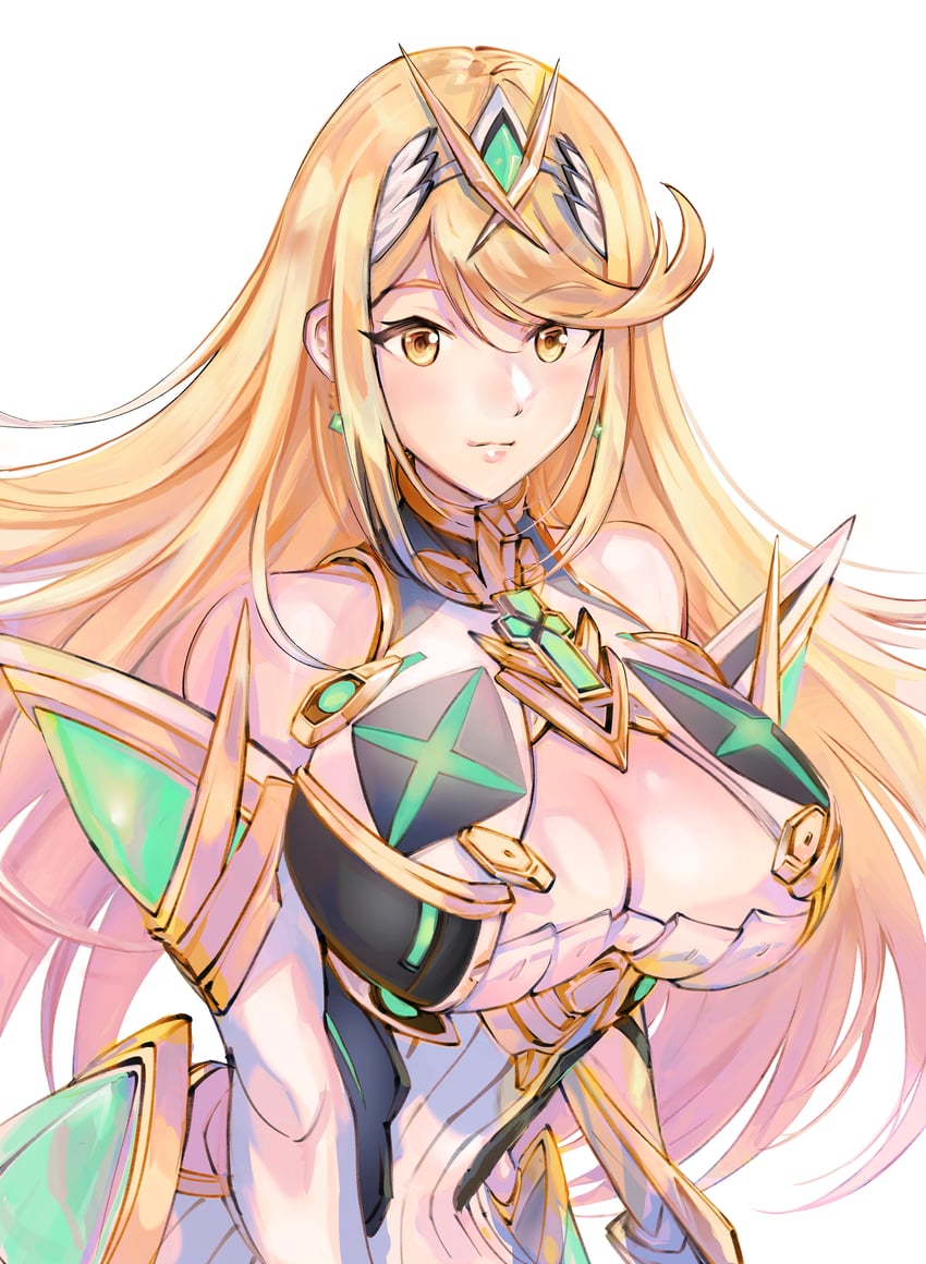 mythra (xenoblade chronicles and 1 more) drawn by ug333333