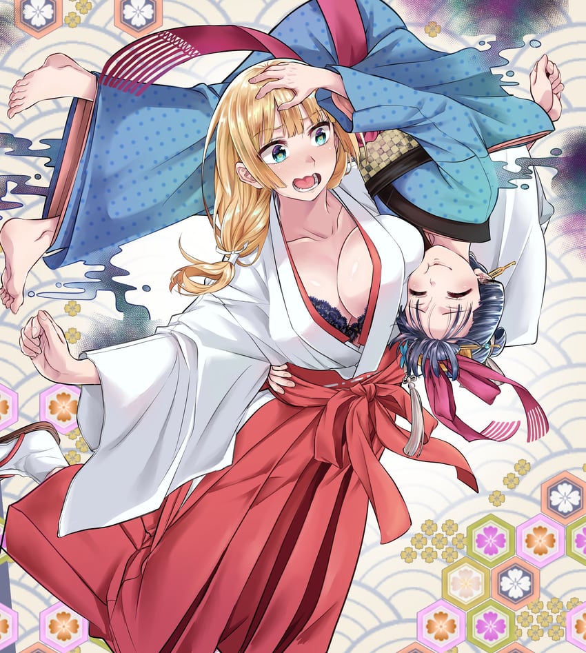 ryouyou hijiri and okiku (okiku-san wa ichatsukitai) drawn by yuinochiri04
