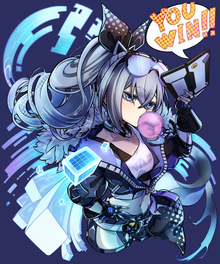 silver wolf (honkai and 1 more) drawn by taiju_(gr09kuma)