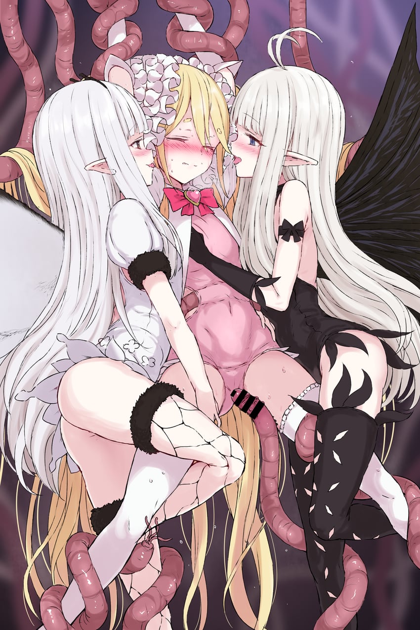 airy, anne, and hana koi (original and 3 more) drawn by gulp5959
