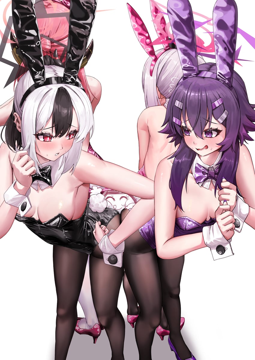sensei, doodle sensei, kayoko, aru, mutsuki, and 1 more (blue archive) drawn by eason870408
