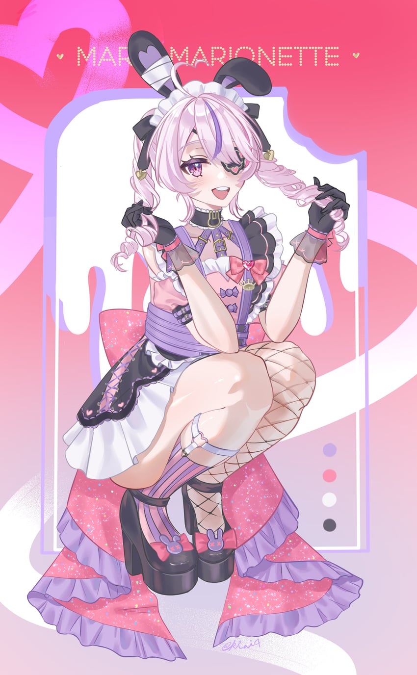 maria marionette (nijisanji and 1 more) drawn by kkkkllai4