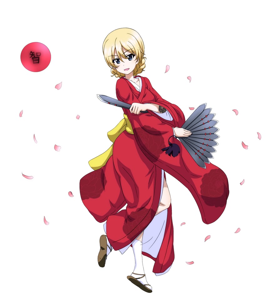 darjeeling and inuzaka keno tanetomo (girls und panzer and 1 more) drawn by key_(gaigaigai123)