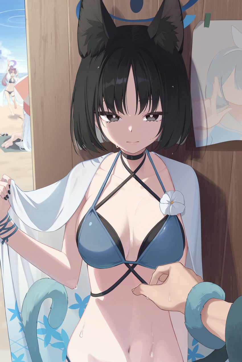 kikyou, yukari, and nagusa (blue archive) drawn by n_sol