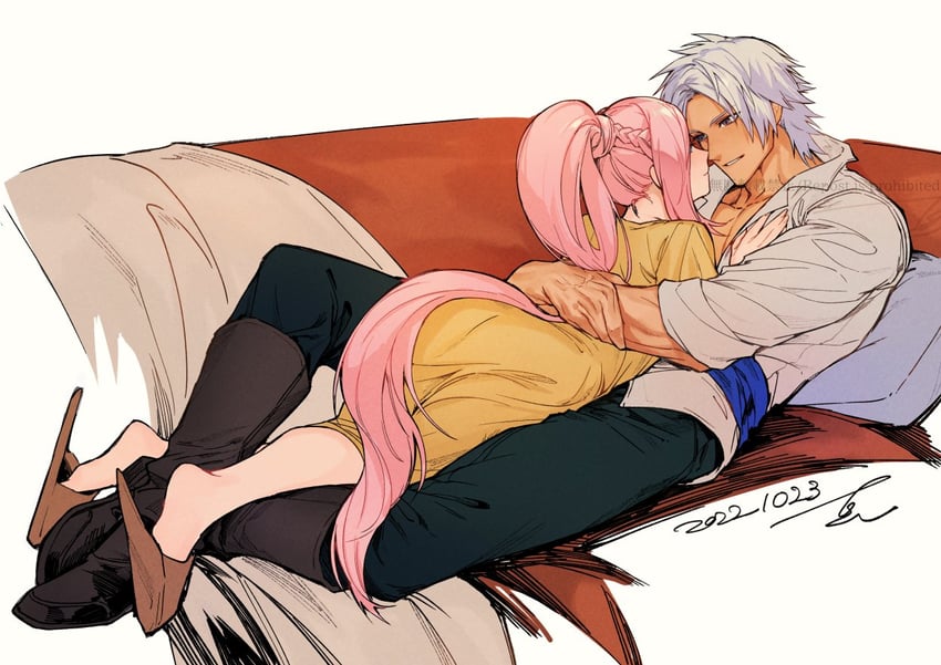 shionne and alphen (tales of and 1 more) drawn by nukegara102