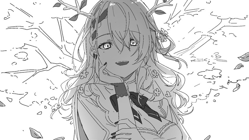ceres fauna (hololive and 1 more) drawn by ninomae_ina'nis_(artist)