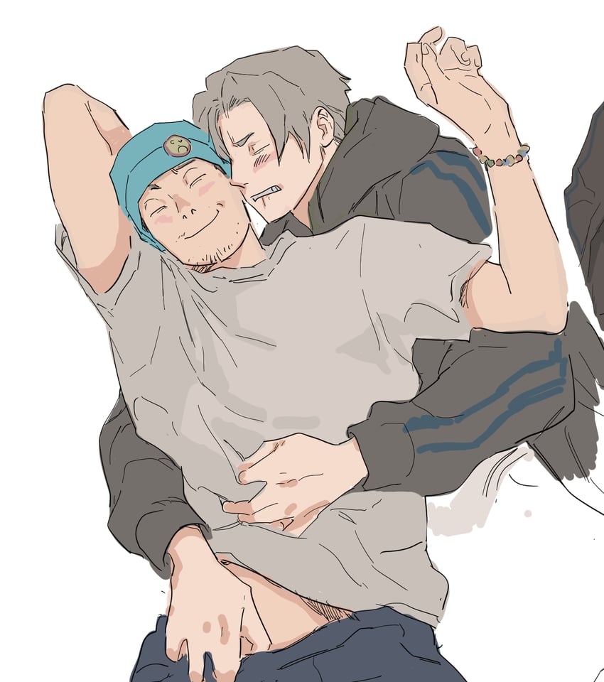 phoenix wright and miles edgeworth (ace attorney and 1 more) drawn by jibog1043588