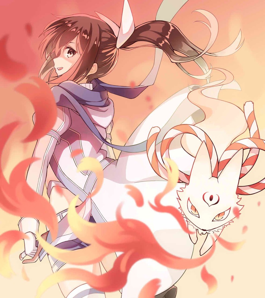 sally and oboro (itai no wa iya nano de bougyoryoku ni kyokufuri shitai to omoimasu) drawn by sora_e_no_tobira