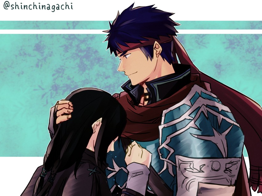 ike and soren (fire emblem and 2 more) drawn by nishimura_(shinchinagachi)