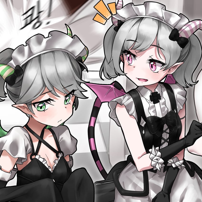 arianna the labrynth servant and arianne the labrynth servant (yu-gi-oh!) drawn by mobeukaes_mauve_cat