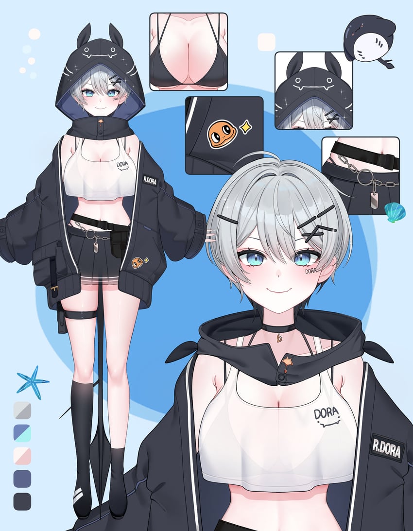 captain dora (indie virtual youtuber) drawn by ropu_(ropu_10)