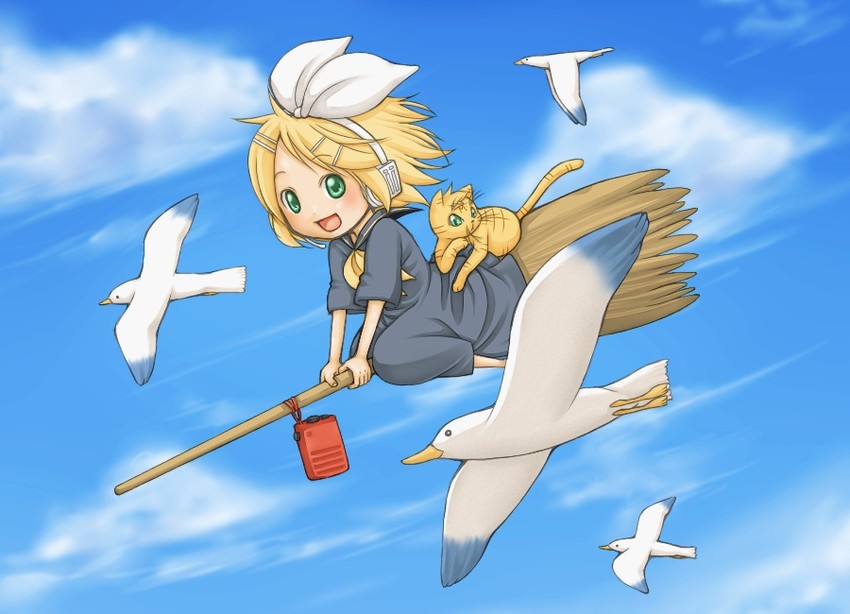 kagamine rin (vocaloid and 1 more) drawn by gyokuhou_sanu