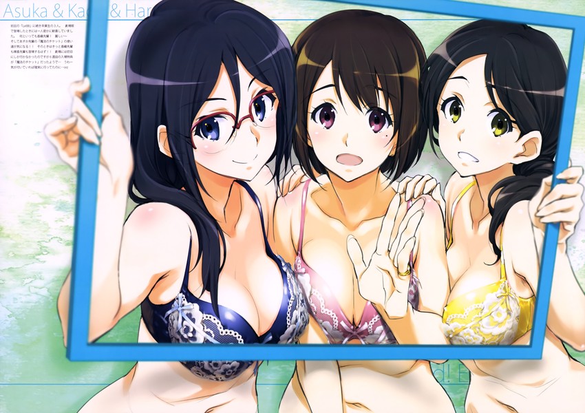 tanaka asuka, nakaseko kaori, and ogasawara haruka (hibike! euphonium) drawn by kurashima_tomoyasu