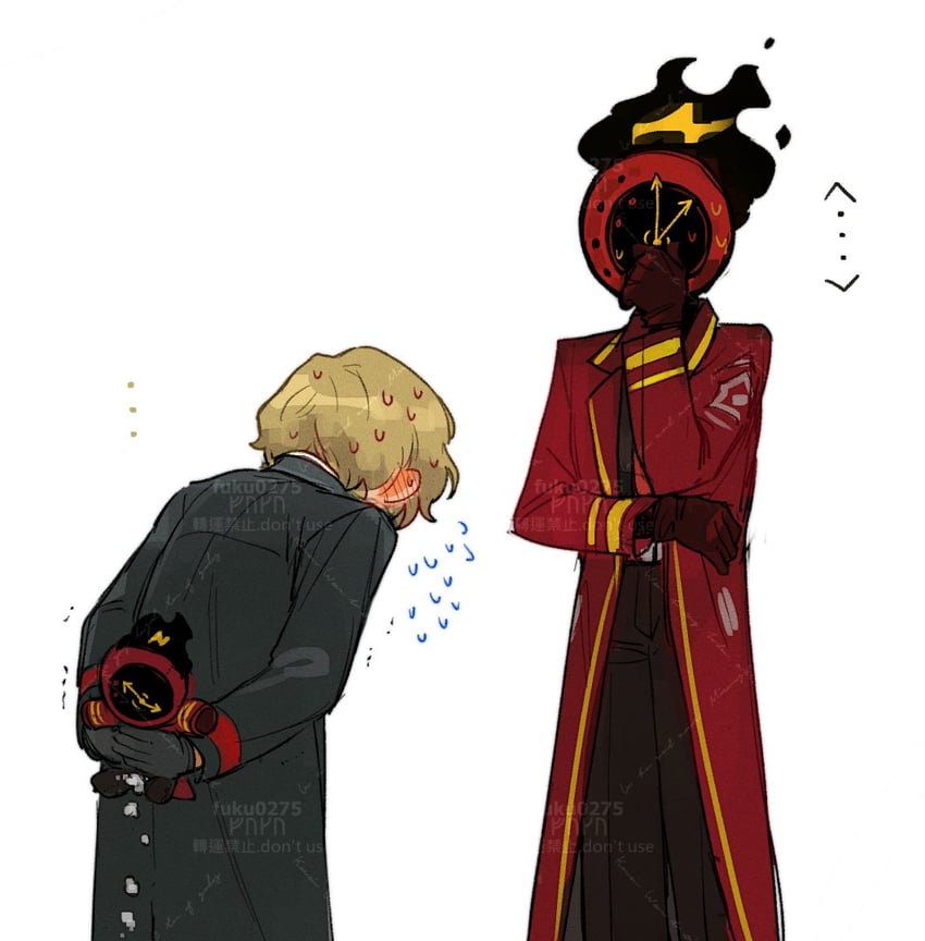 sinclair and dante (project moon and 1 more) drawn by fuku0275