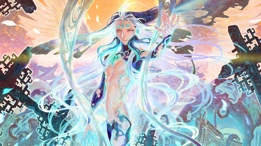 shi huang di (fate and 1 more) drawn by azuma_toh