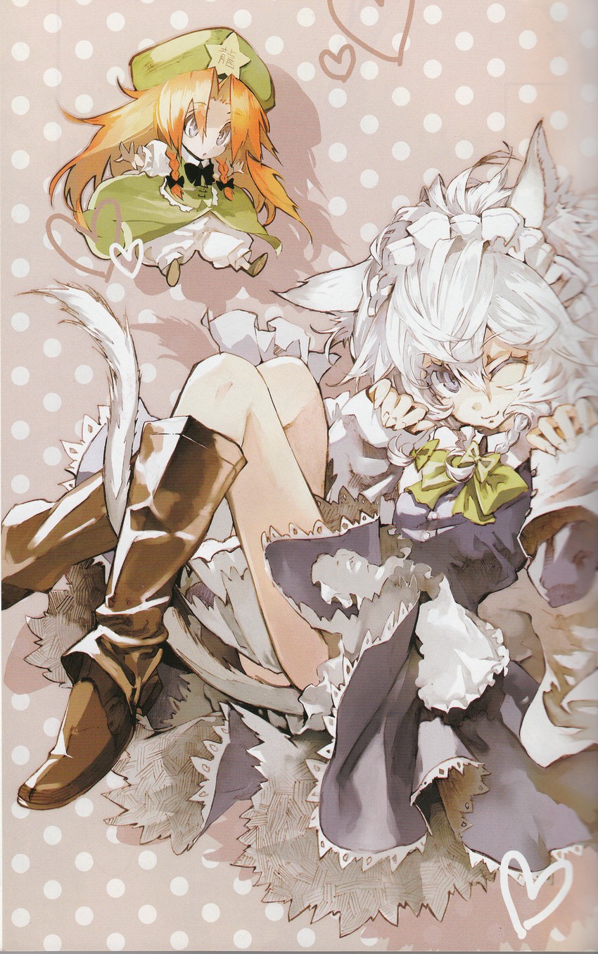 izayoi sakuya and hong meiling (touhou) drawn by banpai_akira