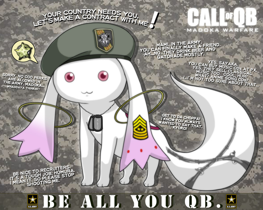 kyubey (mahou shoujo madoka magica and 2 more) drawn by tachiwani