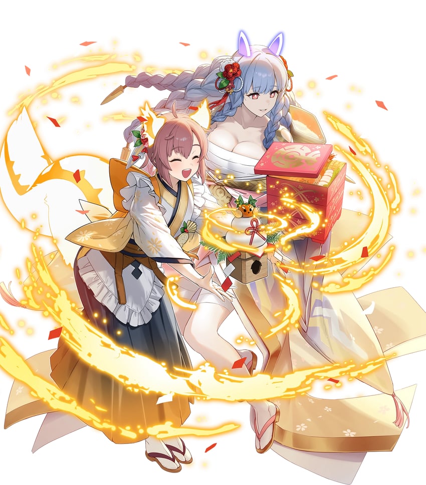 ratatoskr and heidrun (fire emblem and 1 more) drawn by cuboon