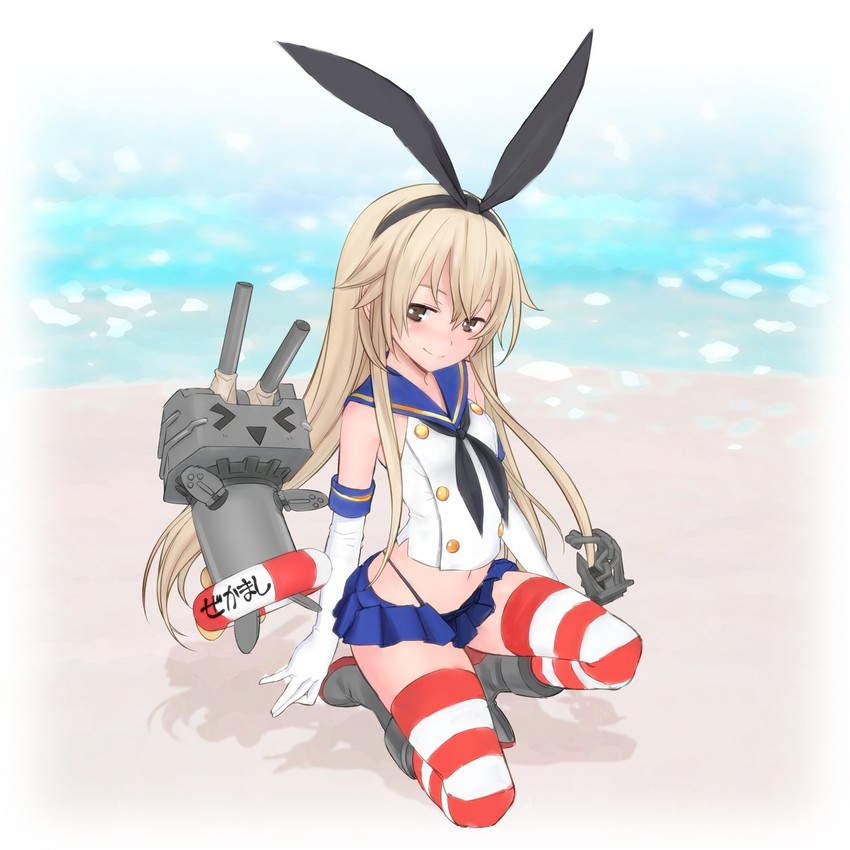 shimakaze and rensouhou-chan (kantai collection) drawn by shoumaru_(gadget_box)
