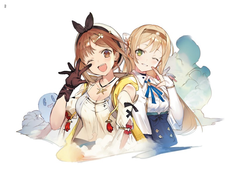 reisalin stout and klaudia valentz (atelier and 2 more) drawn by toridamono