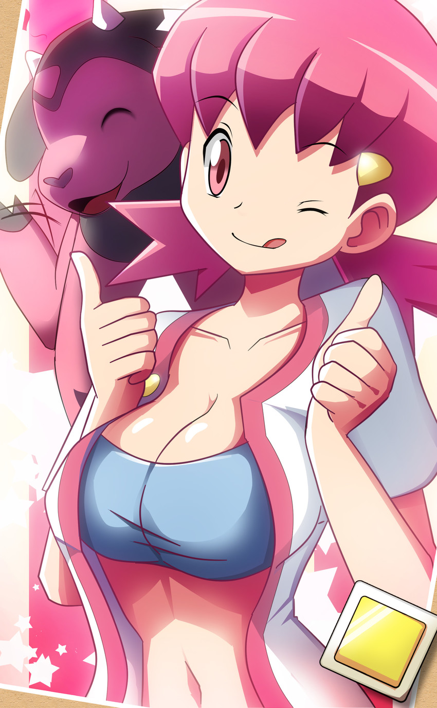 whitney and miltank (pokemon and 1 more) drawn by vivivoovoo