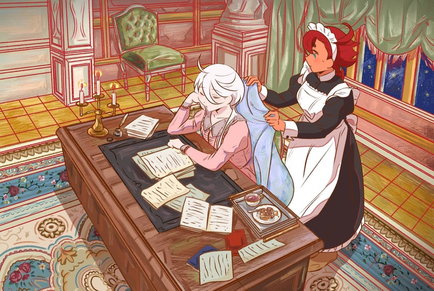 suletta mercury and miorine rembran (gundam and 1 more) drawn by eoljukko