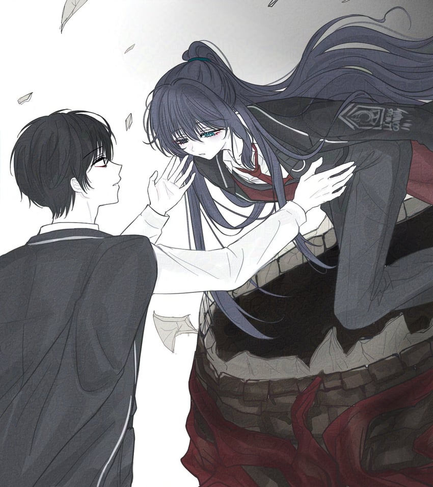 yi sang and hong lu (project moon and 1 more) drawn by pipi_tt