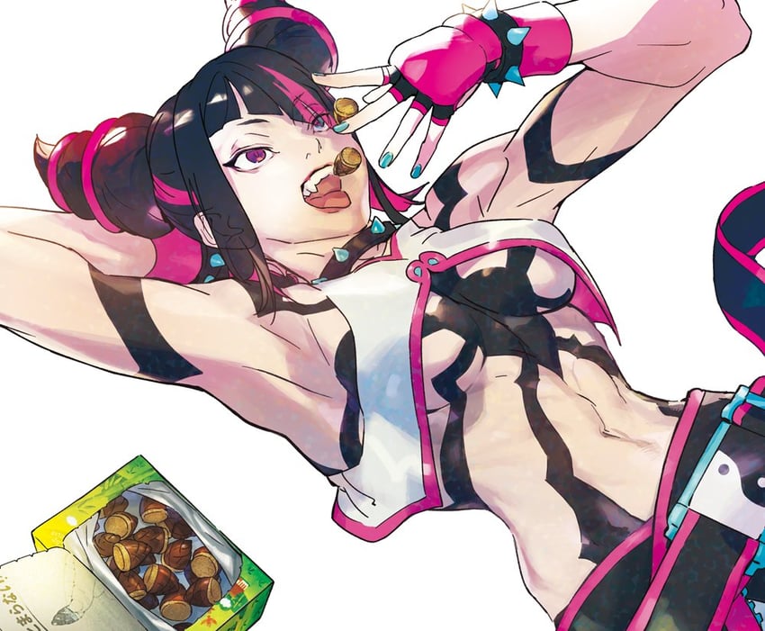 han juri (street fighter and 2 more) drawn by tamio