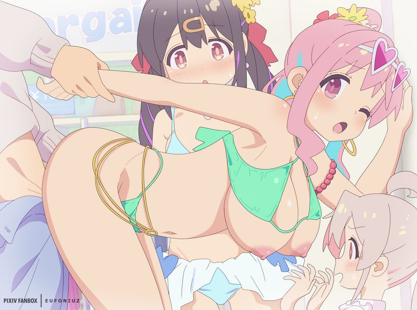 oyama mahiro, oyama mihari, and hozuki kaede (onii-chan wa oshimai!) drawn by eufoniuz