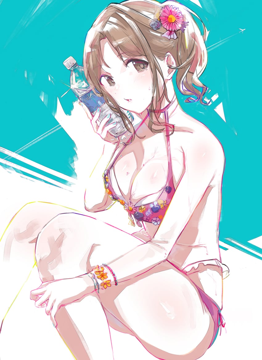 ichikawa hinana (idolmaster and 1 more) drawn by karya