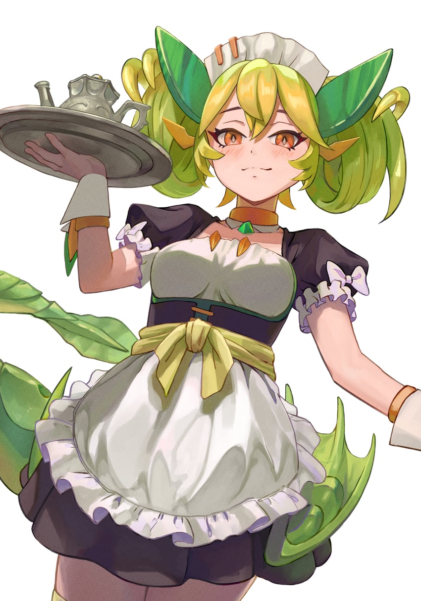 parlor dragonmaid (yu-gi-oh!) drawn by kiyama_yamato