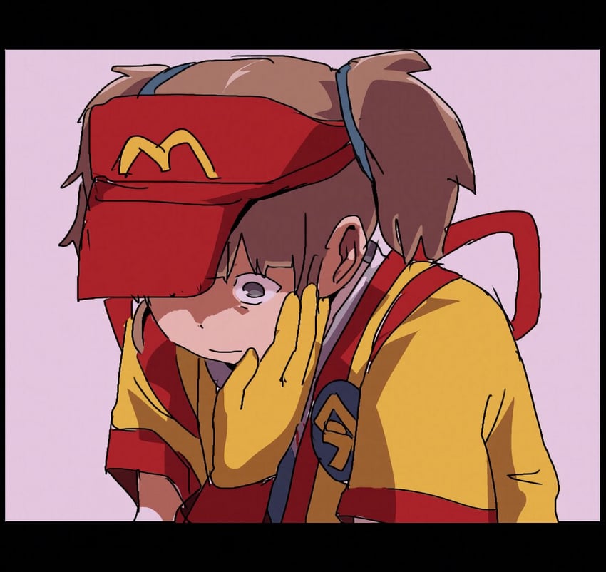 imadake dabuchi tabemi and ronald mcdonald (neon genesis evangelion and 2 more) drawn by gaihan_umeboshi_mitchell