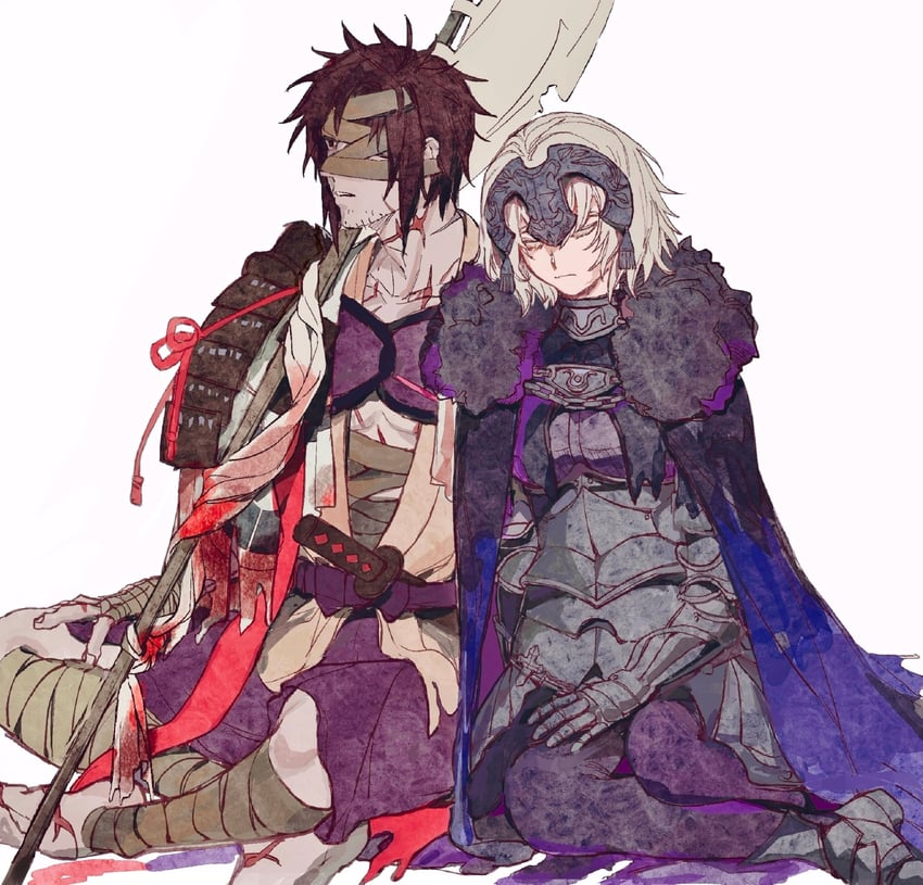 jeanne d'arc alter and chiemon (fate and 1 more) drawn by 21_welkin