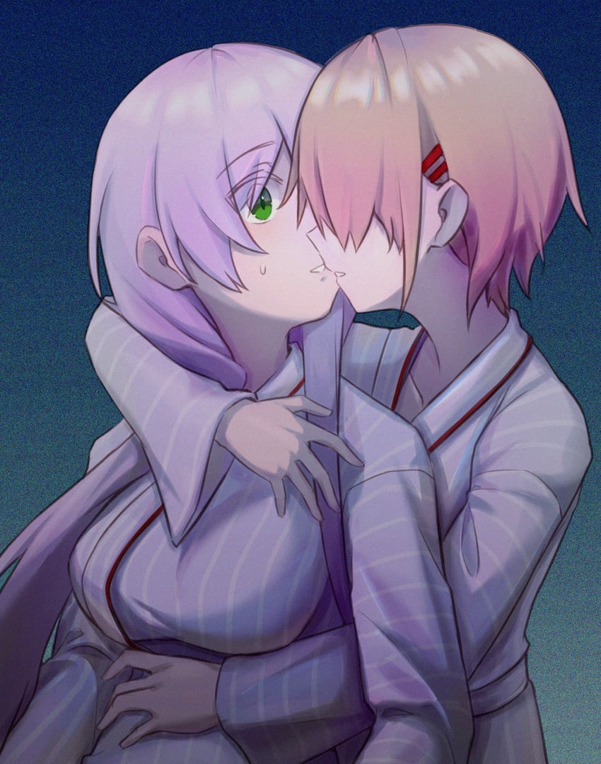 kayamori ruka and izumi yuki (heaven burns red) drawn by zbz