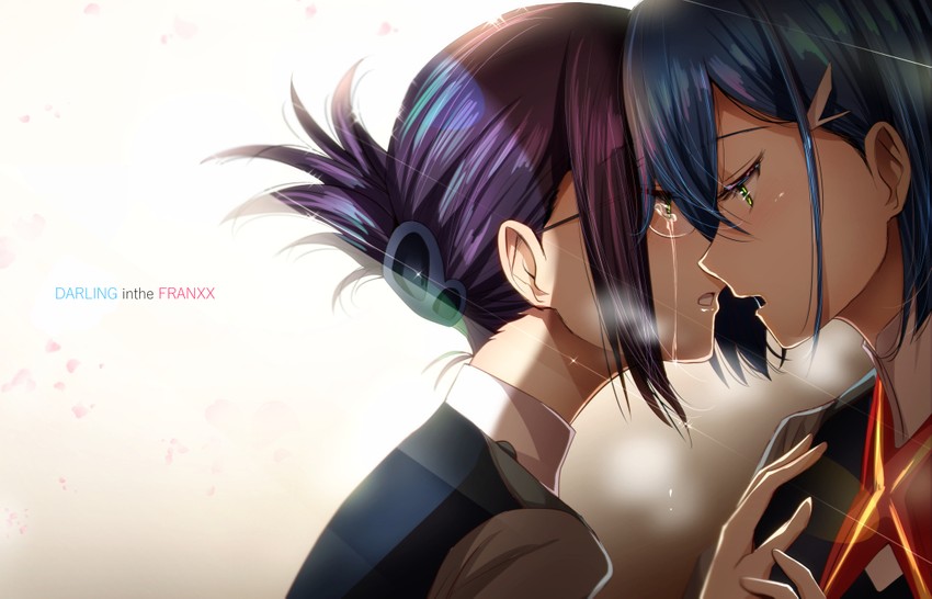ichigo and ikuno (darling in the franxx) drawn by yamada_naoko_(hideko1227)