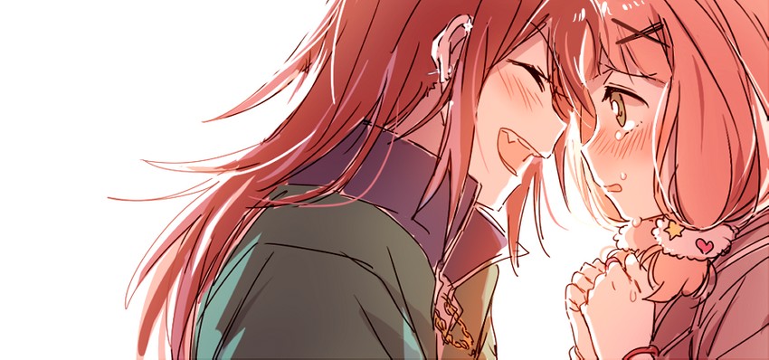 uehara himari and udagawa tomoe (bang dream!) drawn by re_ghotion