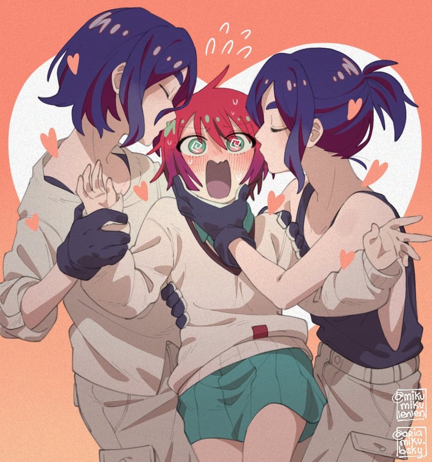 amate yuzuriha and shuji ito (gundam and 1 more) drawn by ariamikukanzaki