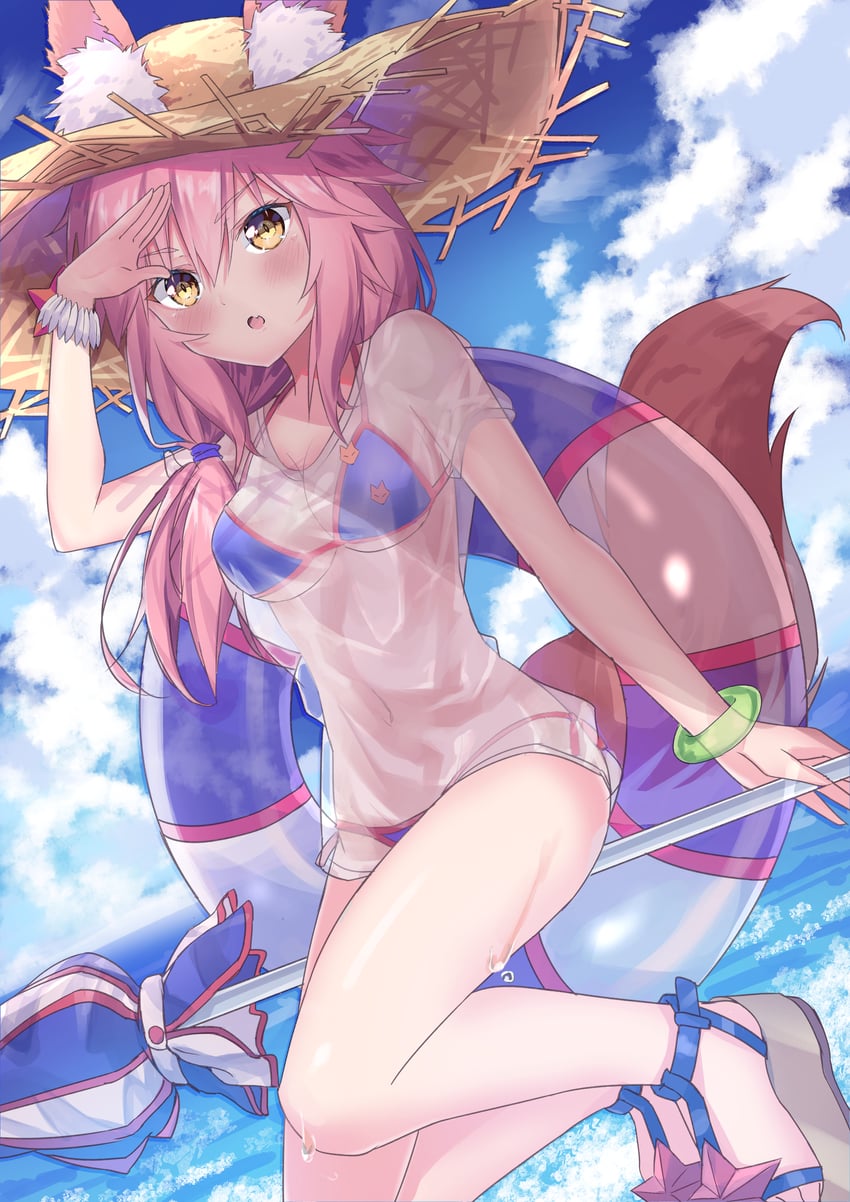 tamamo and tamamo no mae (fate and 1 more) drawn by muragaki_(sgxx4878)