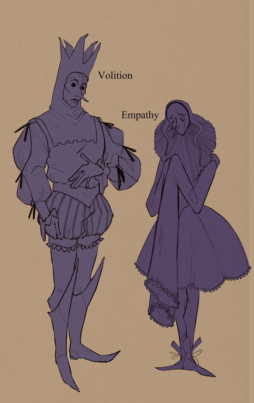 volition and empathy (original and 1 more) drawn by hetequilasunset