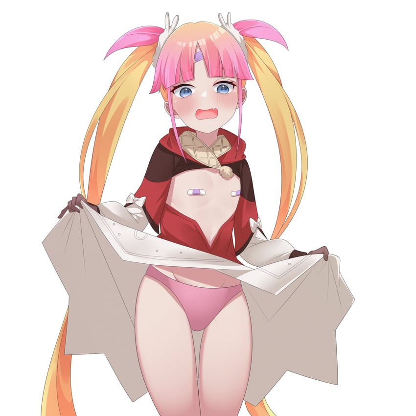 klee and kyoresu (genshin impact and 1 more) drawn by samalilia
