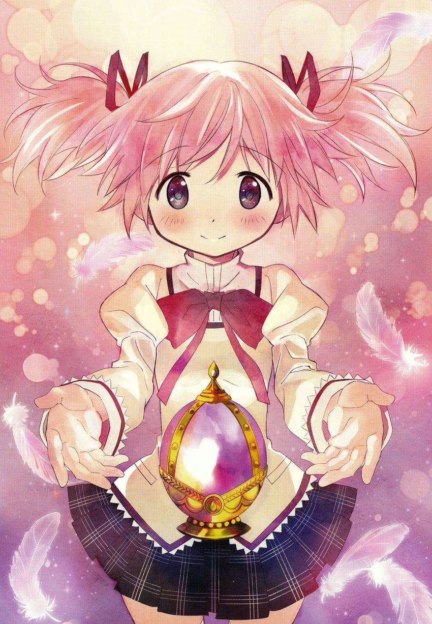 kaname madoka (mahou shoujo madoka magica) drawn by taniguchi_jun'ichirou