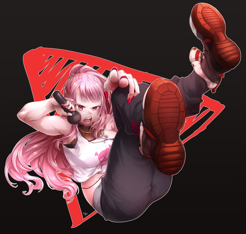 mori calliope (hololive and 1 more) drawn by ryuuen_tanaka