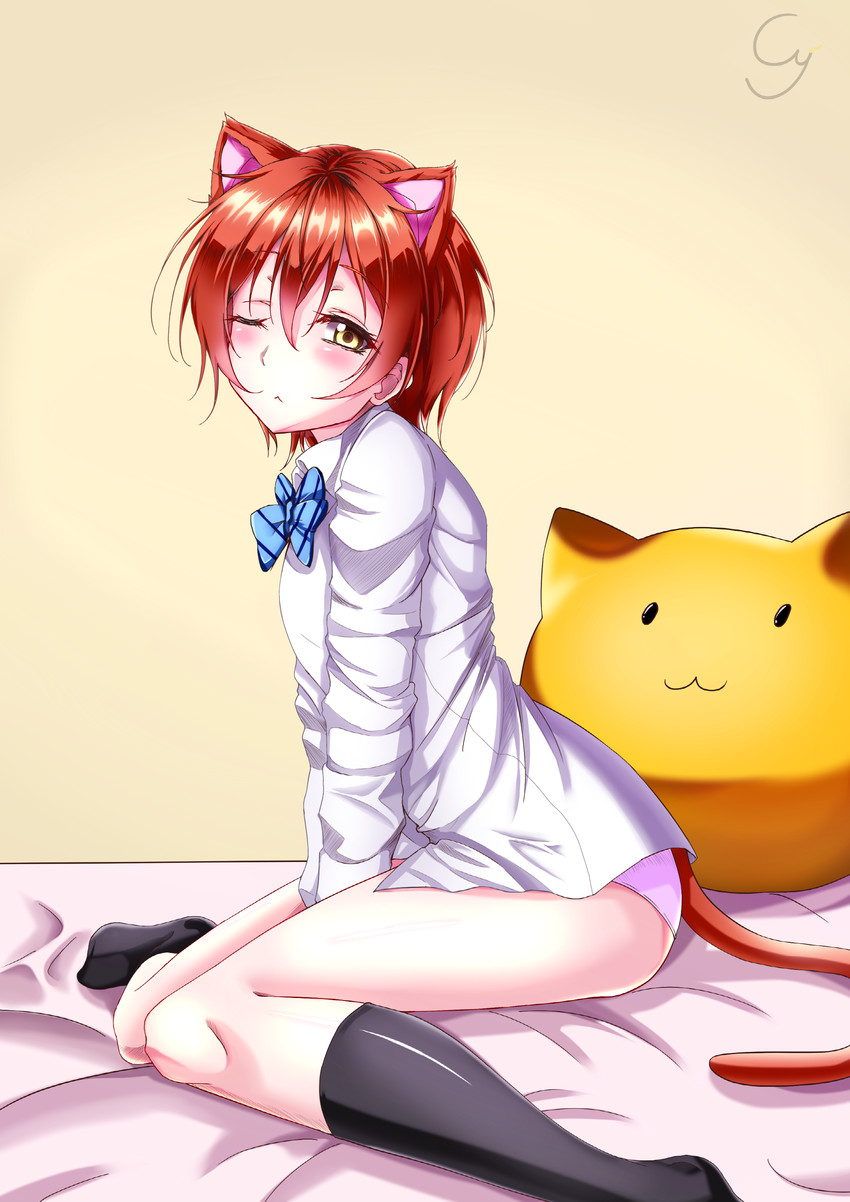 hoshizora rin (love live! and 1 more) drawn by cyarka