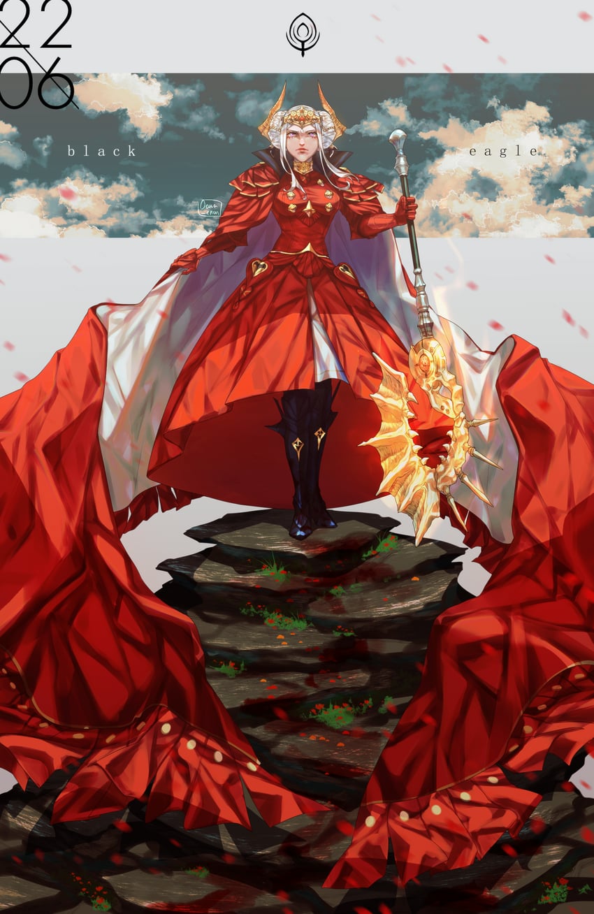 edelgard von hresvelg (fire emblem and 1 more) drawn by dewa-chan