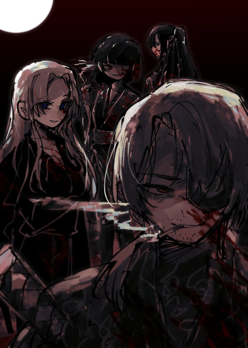 hong lu, ryoshu, gregor, and rodion (project moon and 1 more) drawn by pmchell_04